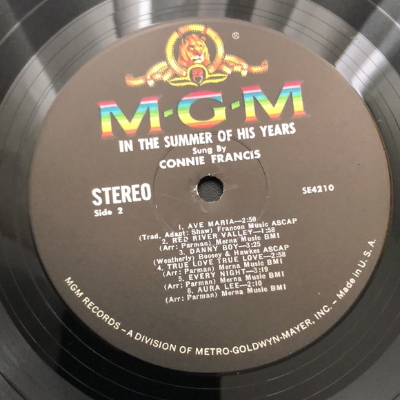 Connie Francis In The Summer Of His Years Vinyl Lp '63 - Picture 8 of 9